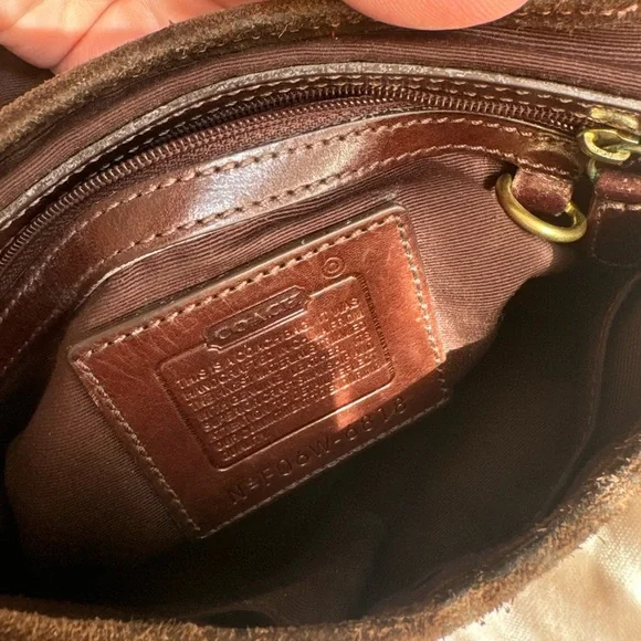 Vintage Coach brown mini soho bag. - Picture 3 of 5